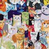 Group of Cats paint by numbers