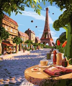 Paris Summer Day paint by numbers