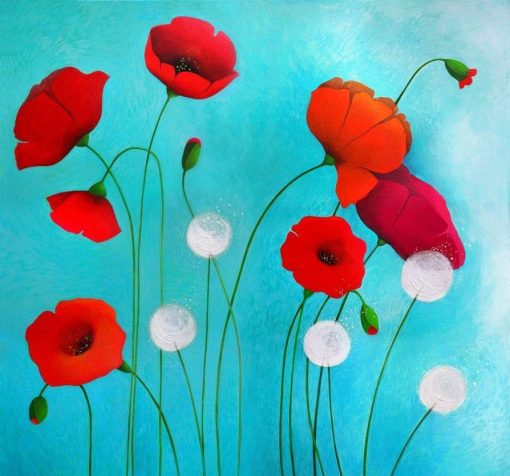 Poppy by The Wind paint by numbers