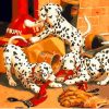 Dalmatians Animals - DIY Paint By Numbers - Numeral Paint