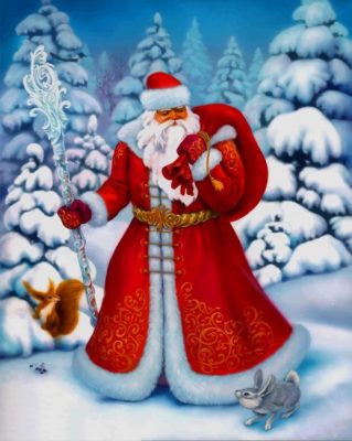 Santa Claus paint by numbers