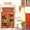 Coffee Shop In Italy Paint by numbers