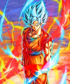 Goku Dragon Ball Paint by numbers