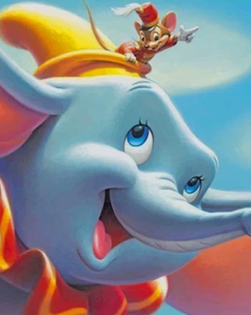 Happy Dumbo Disney paint by numbers