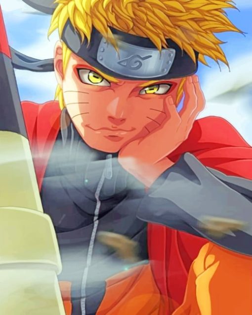 Ninja Naruto paint by numbers