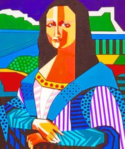 Mona Lisa paint by numbers