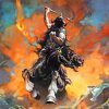 Death Dealer Frank Frazetta Paint by numbers