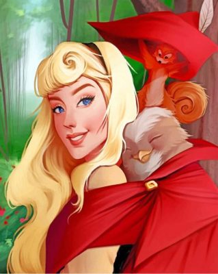 Aurora Disney Art paint by numbers