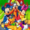 Mickey And Friends Paint by numbers