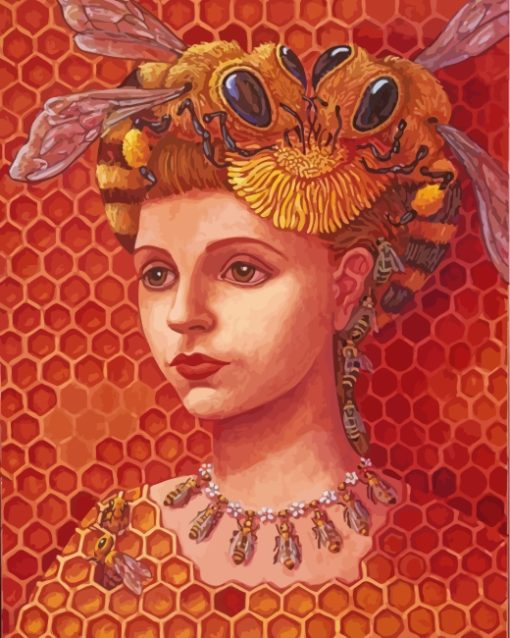 Bee Woman Paint by numbers