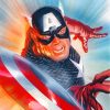 Captain America Hero Paint by numbers