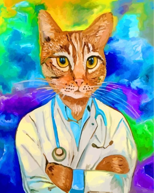 Doctor Cat Paint by numbers