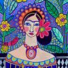 Frida Kahlo Folk Art Paint by numbers