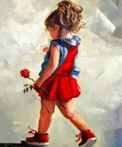 girl-holding-a-rose-paint-by-numbers