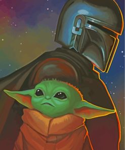 mando-and-baby-yoda-paint-by-numbers