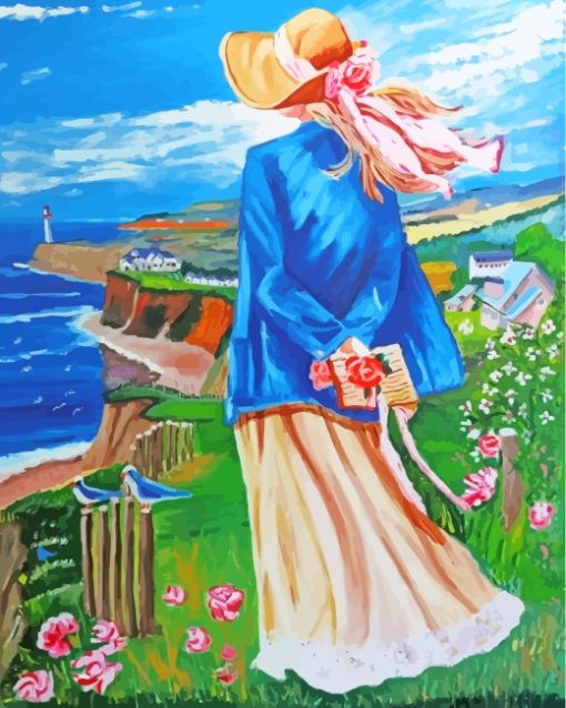 woman-contemplating-the-beach-paint-by-numbers