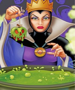 Evil Queen Paint by numbers