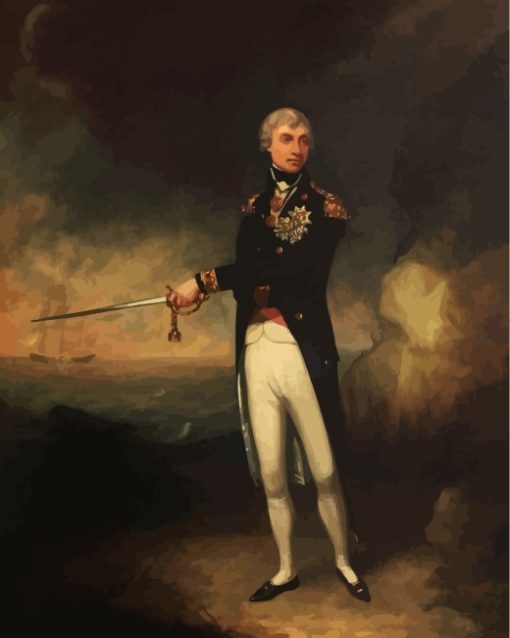 Horatio Nelson 1st Viscount Paint by numbers