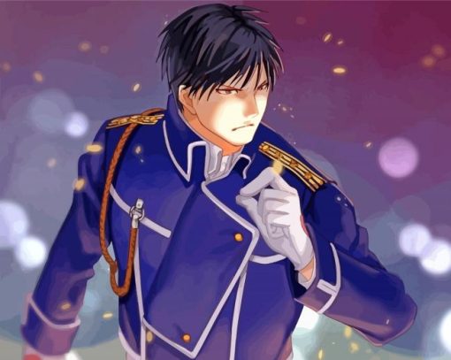 Roy Mustang Colonel Paint by numbers