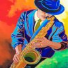 Saxophone Man Paint by numbers