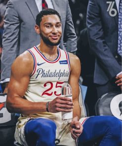 ben-simmon-Philadelphia-76ers-paint-by-numbers