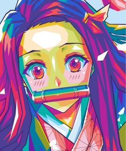 nezuko-art-paint-by-numbers