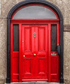 red-door-frame-paint-by-numbers