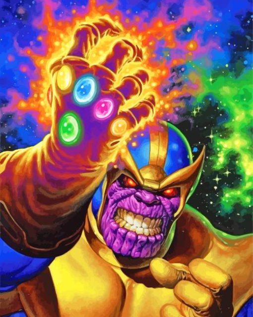 thanos-marvel-comics-art-paint-by-number