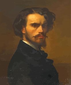 Alexandre Cabanel Self Portrait Paint By Numbers