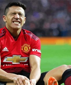 Alexis Sanchez Football Player Paint By Numbers