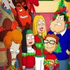 American Dad Christmas Celebration Paint By Numbers