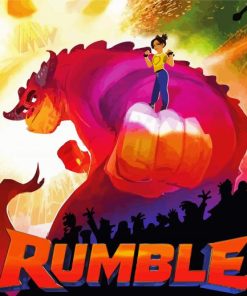 Animated Movie Rumble Paint By Numbers