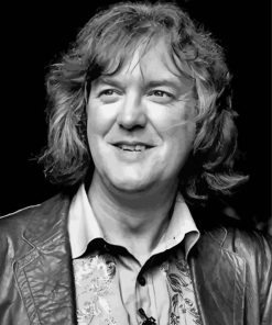 Black And White James May Paint By Numbers