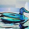 Blue Duck Bird Art Paint By Numbers