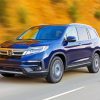 Blue Honda Pilot Car Paint By Numbers