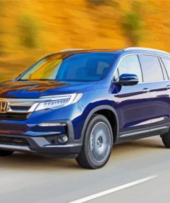 Blue Honda Pilot Car Paint By Numbers