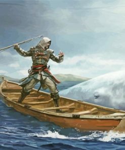 Boat Whale Warrior Paint By Numbers