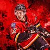 Calgary Flames Ice Hockey Player Art Paint By Numbers