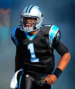 Cam Newton American Football Quarterback Paint By Numbers