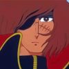 Captain Harlock Character Face Paint By Numbers