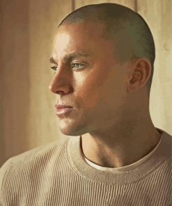 Channing Tatum Side Profile Paint By Numbers