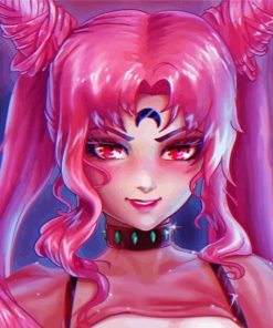 Chibiusa Anime Character Art Paint By Numbers