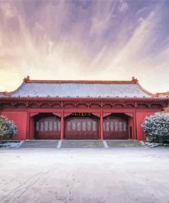 Chinese Palace Building Paint By Numbers