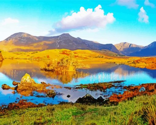 Connemara National Park In Ireland Paint By Numbers