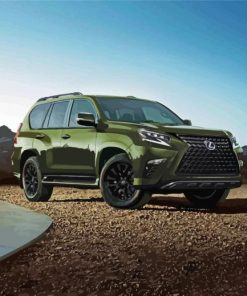 Dark Green Lexus GX Paint By Numbers