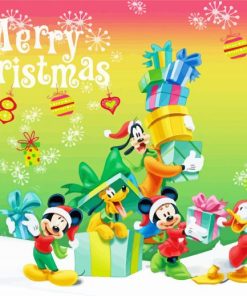 Disney Christmas Paint By Numbers