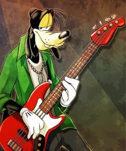 Disney Goofy How To Be A Rock Star Paint By Numbers