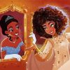 Disney Princess Black Cinderella With Whitney Paint By Numbers