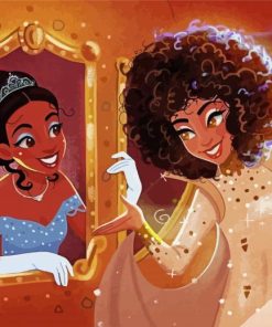 Disney Princess Black Cinderella With Whitney Paint By Numbers