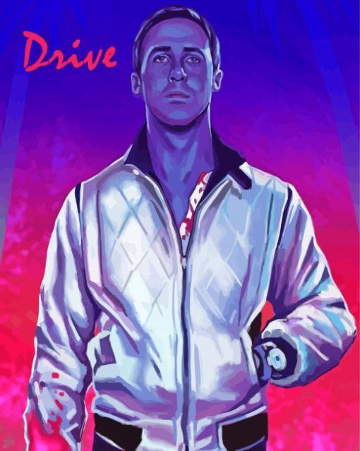 Drive Ryan Gosling Movie Paint By Numbers